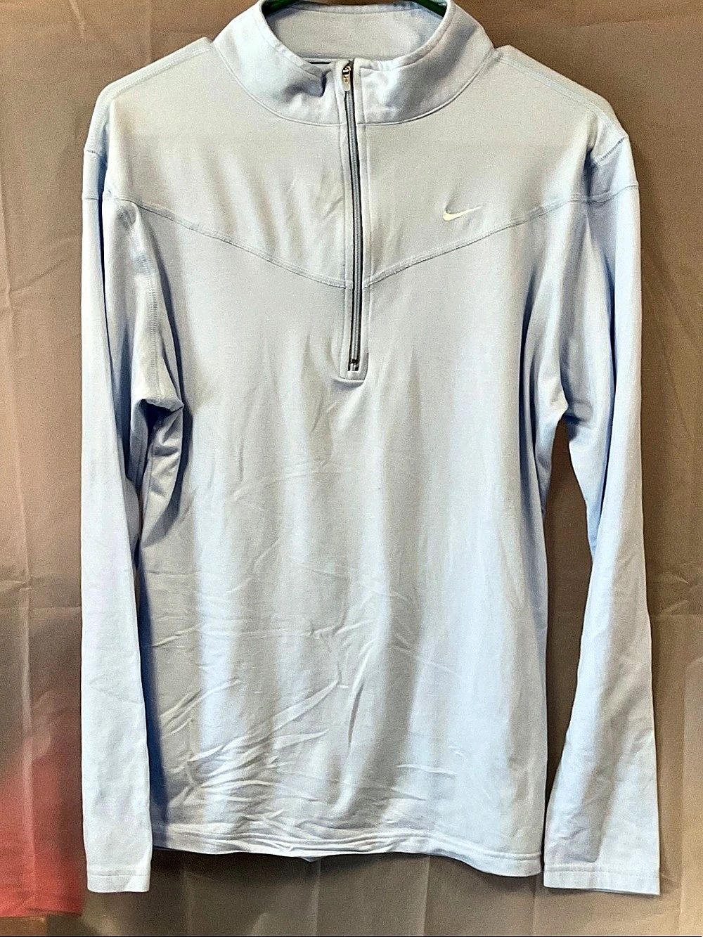 Nike FIT Dry 1/2 Zip Pullover Quarter-Zip White XL